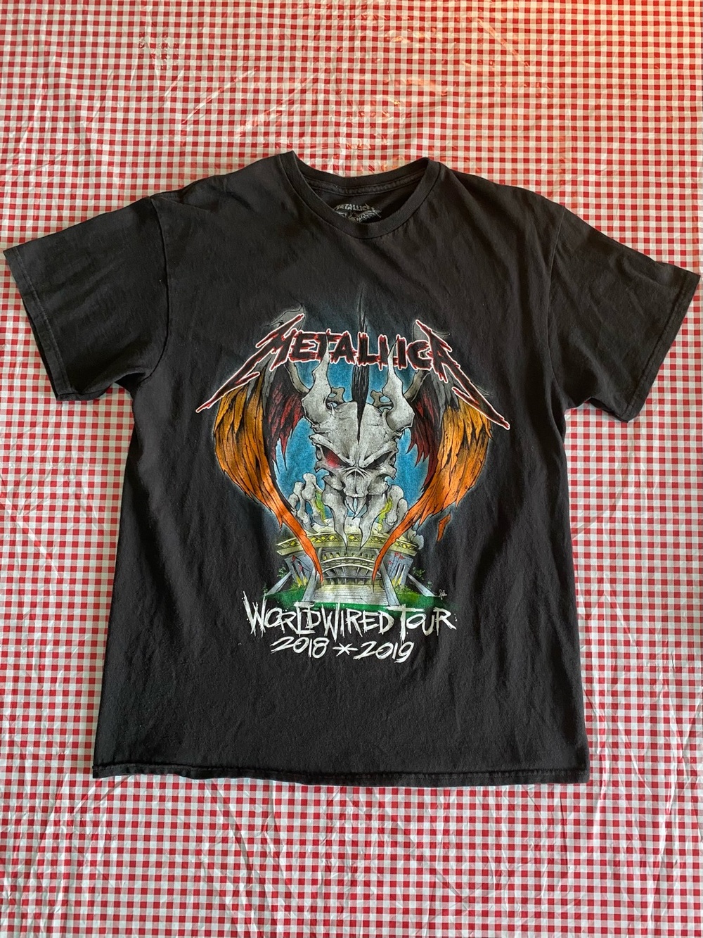 2018 Metallica World Wired Tour Band Tee